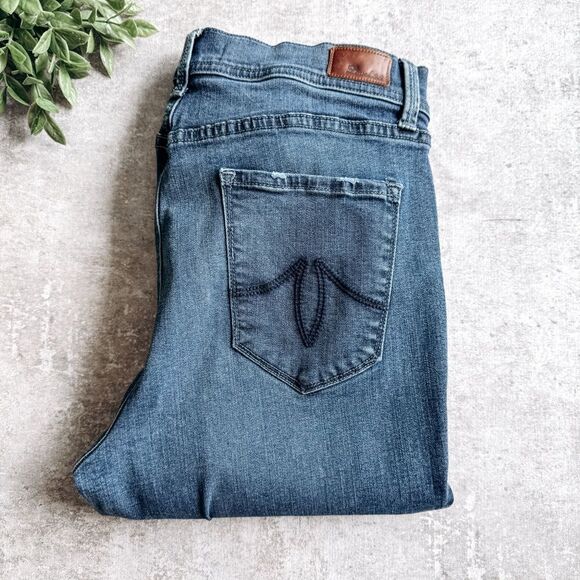 Level 99 Tanya Highest Rise Crop Medium Wash Jean Size 31 - Picture 1 of 10